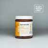 Sugar Island CBD RISE cbd/hemp cbd oil/hemp oil infused gummies; closed jar on white backdrop